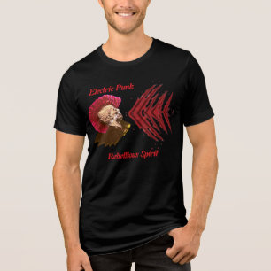 Punk eléctrico de camisetas