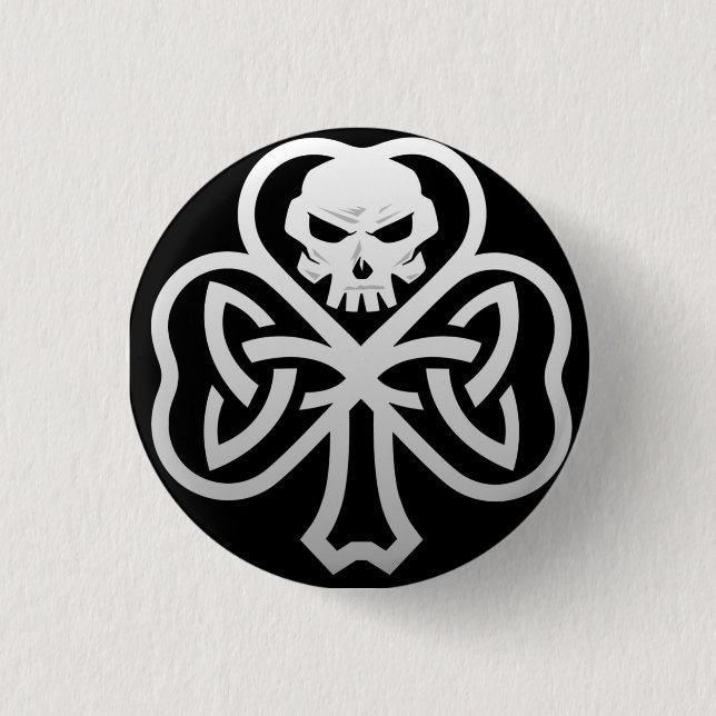 Punk irlandés 1 1/4 Pin del botón (Anverso)