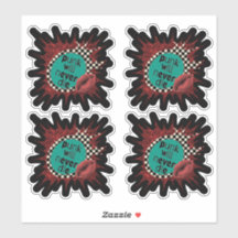 Punk nunca morirá hoja de Pegatinas