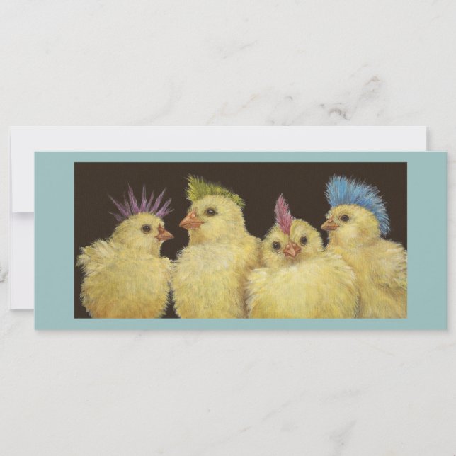 Punk Tarjeta plana Peeps (Anverso)