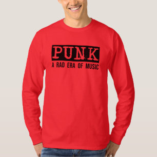 Punk: Una era de música rad / camiseta negra