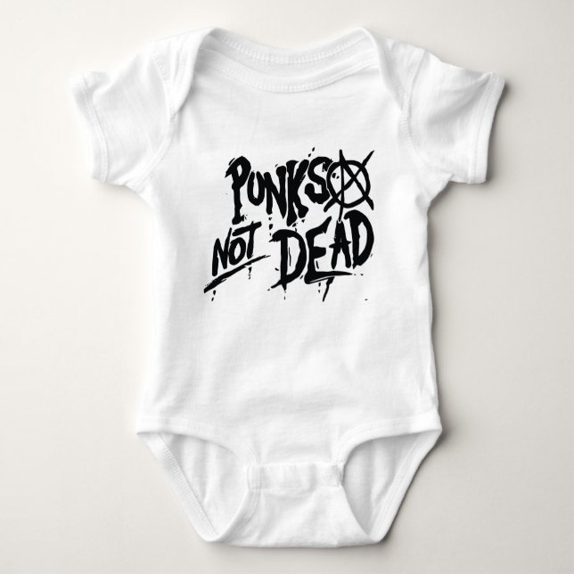 Punks no muertos - Baby Jersey Bodysuit 0-24 m (Anverso)