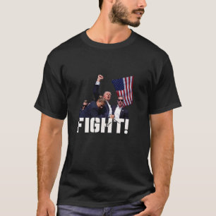 Puño de Donald Trump en camiseta