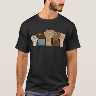 Puños de alimentación / Camiseta BLM
