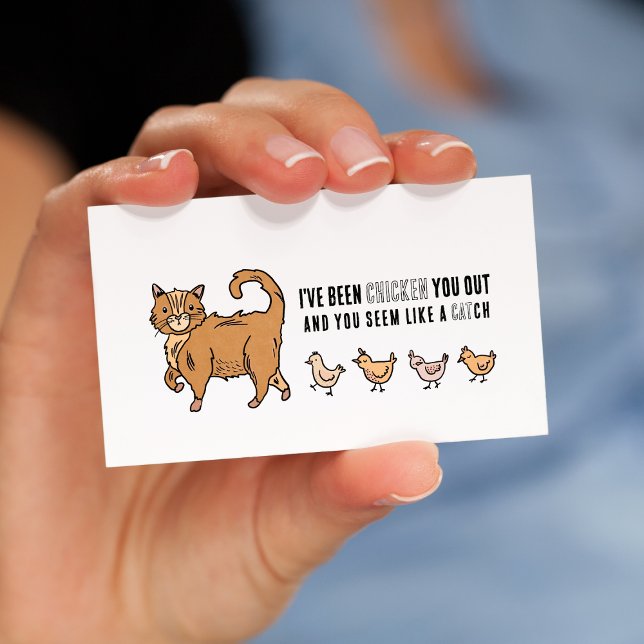 Puns de pollo | Divertidas tarjetas de presentació (Subido por el creador)
