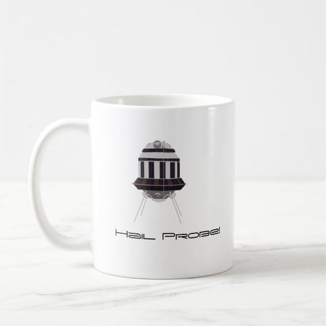 ¡Punta de prueba del saludo! Taza (Izquierda)