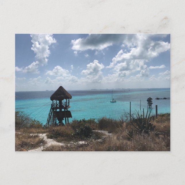 Punta Sur, Isla Mujeres, postal de México (Anverso)