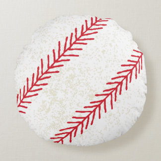 Puntada 16" del béisbol Cojín decorativo redondo