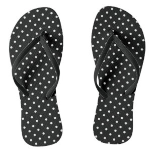 puntas de poke en blanco y negro sandalias retro r