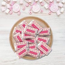 Punto amarillo rosado gracias cumpleaños de Hershe