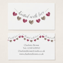 punto con regalo de amor o tarjeta de visita