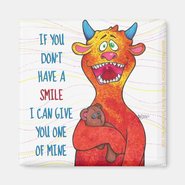 Punto del monstruo, imán (Frente)