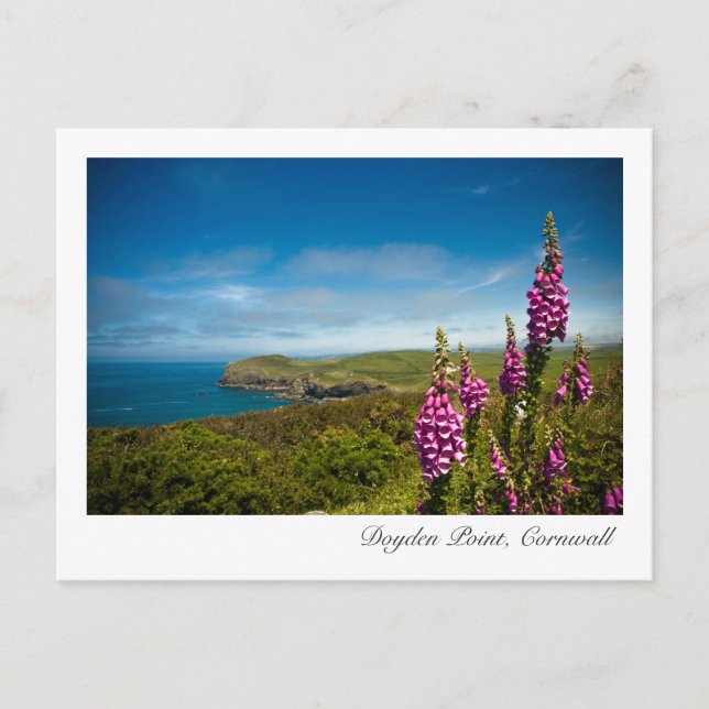 Punto Doyden, postal Cornwall (Anverso)