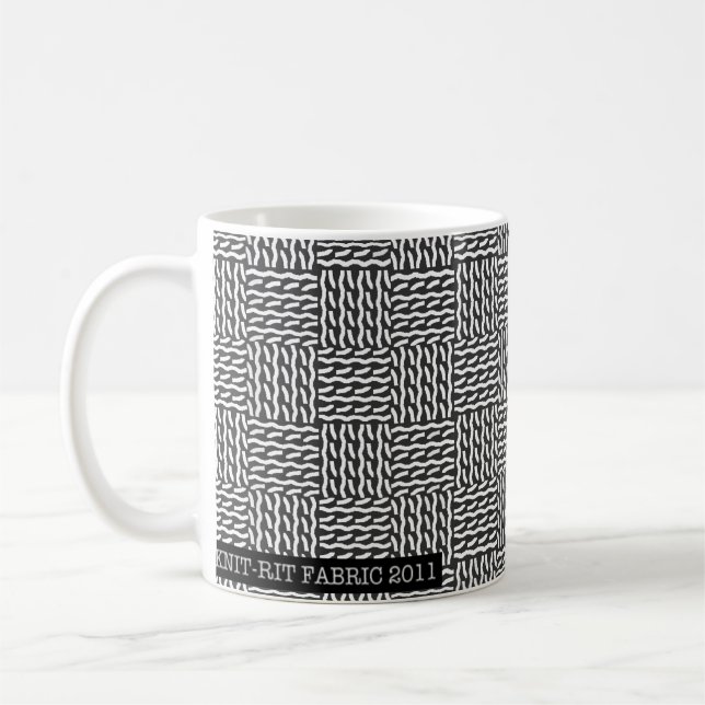 Punto falso - negro/blanco - taza (Izquierda)