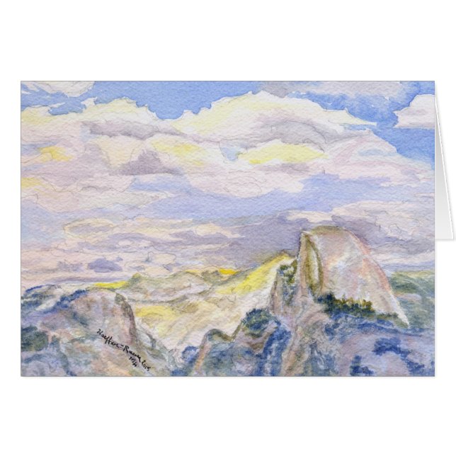 Punto glaciar en invierno, Parque Nacional Yosemit (Anverso (Horizontal))