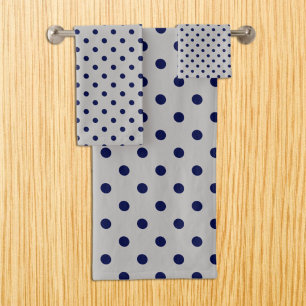 Punto Gris Navy de Lunares