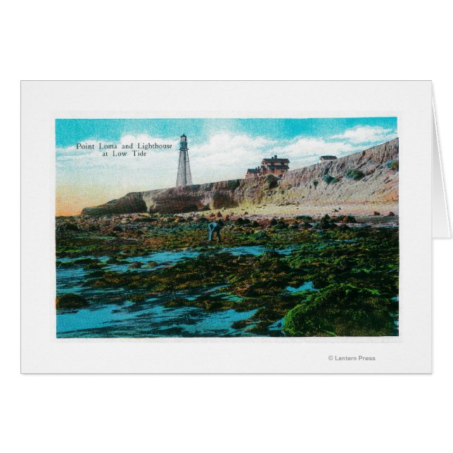Punto Loma y faro en marea baja (Anverso (Horizontal))
