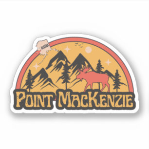 Punto MacKenzie, Alaska Pegatina