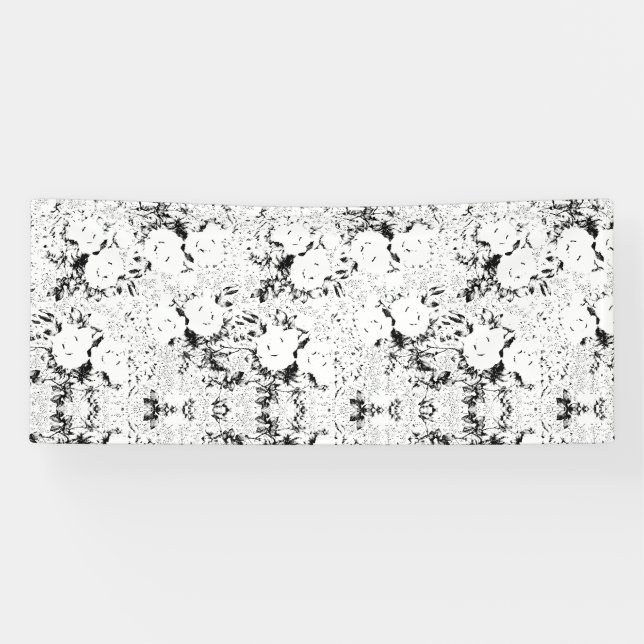 Punto, pancarta de vaca negra (Horizontal)