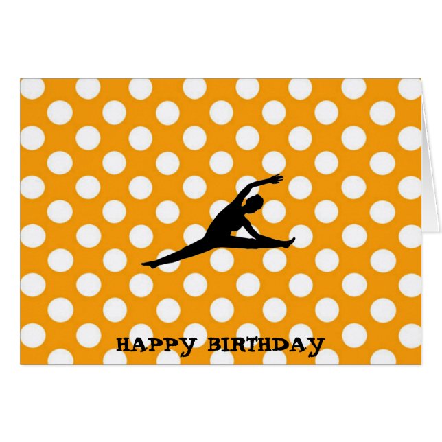 Punto Polka naranja (Anverso (Horizontal))