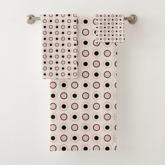 Punto rosa, gris y negro (In situ)