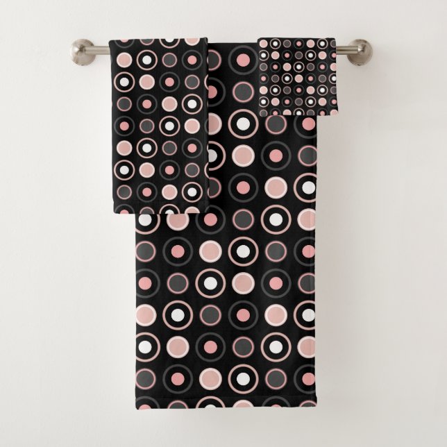 Punto rosa, gris y negro (In situ)