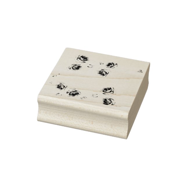 Punto, sello de arte de la madera de Gainsboro (Sello)