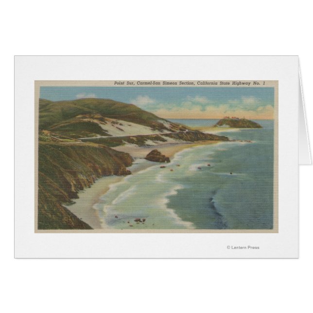 Punto Sur, Sección Carmel San Simeon, Vista Hwy 1 (Anverso (Horizontal))