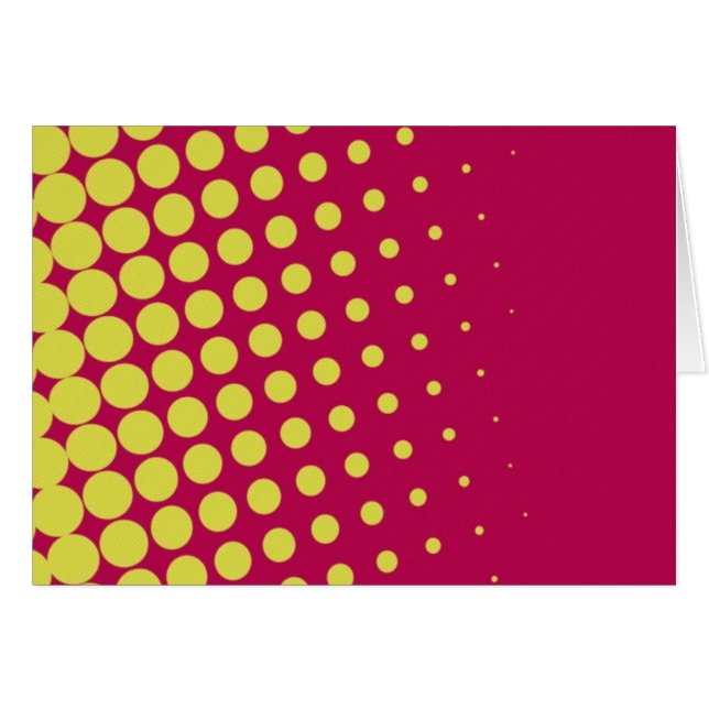 Puntos amarillos retro (Anverso (Horizontal))