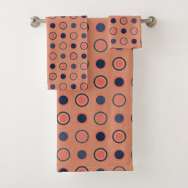 Puntos azules y de color