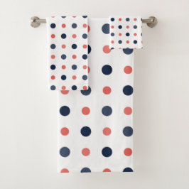 Puntos azules y de color