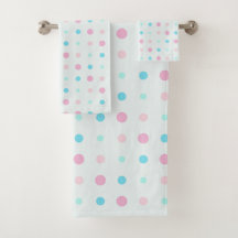 Puntos azules y de color