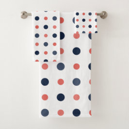 Puntos azules y de color