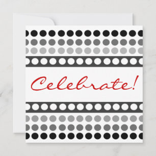 Puntos blancos y negros celebran invitaciones a fi