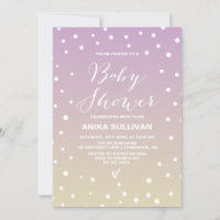 Puntos Confetti | Invitación a Baby Shower de Lila