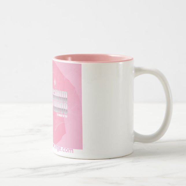 ¡Puntos culminantes rosados de la taza w/Pink! (Derecha)