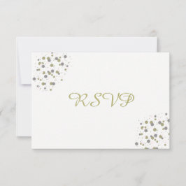 Puntos de Confeti con Rubor Dorado RSVP