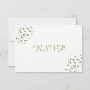 Puntos de Confeti con Rubor Dorado RSVP