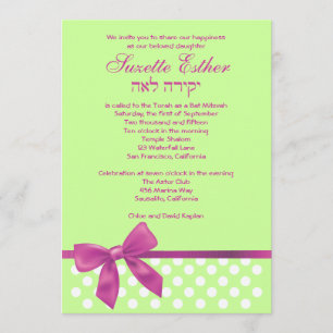 Puntos de inflexión de cal rosa para la invitación