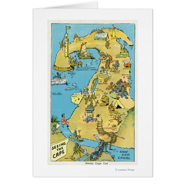 Puntos de interés personalizados en Cape Cod (Frente)