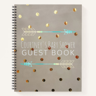 Puntos de Kraft para libros de invitados de Baby S