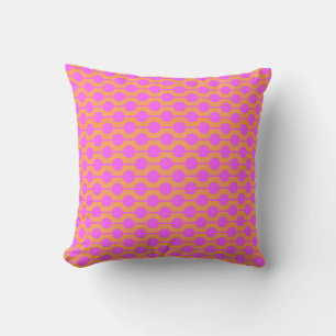 Puntos de la Polka de Fuchsia - Cojín decorativo