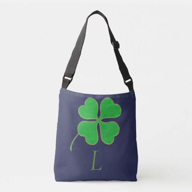 Puntos de oro de Shamrock verde, bolsas de tote de (Anverso)
