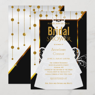 Puntos de oro, invitación a las novias negras y bl