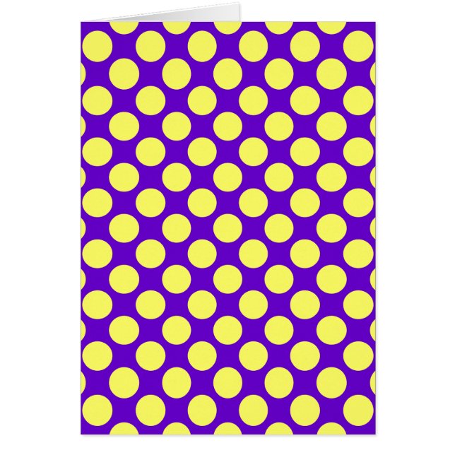 Puntos de Polka Amarillo con fondo morado STaylor (Frente)