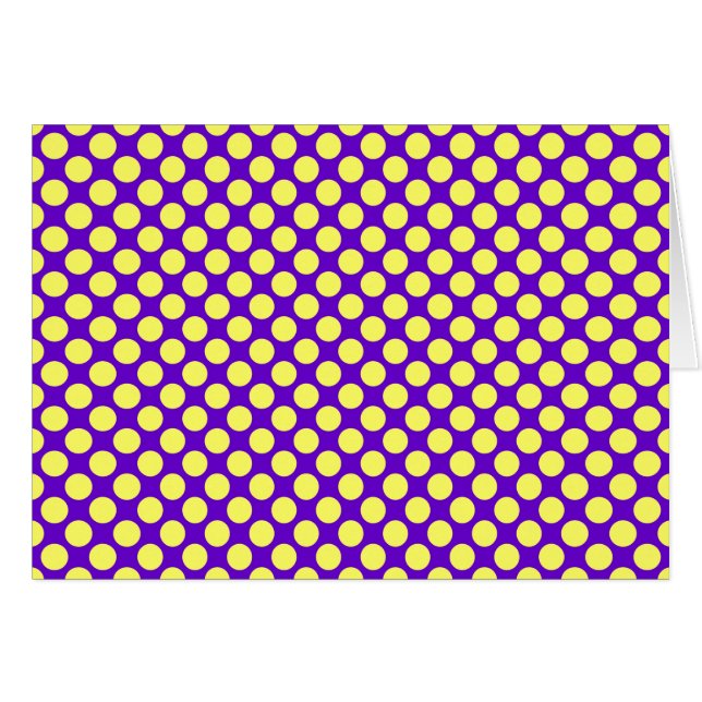 Puntos de Polka Amarillo con fondo morado STaylor (Anverso (Horizontal))