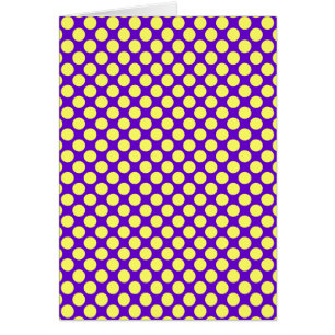Puntos de Polka Amarillo con fondo morado STaylor