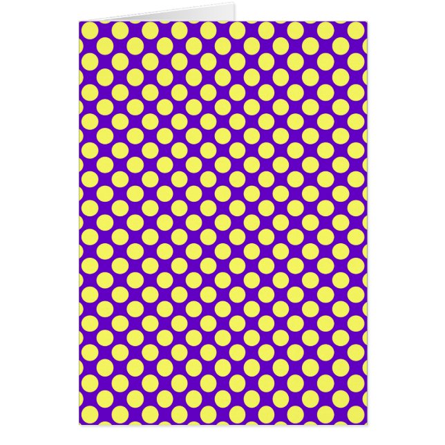 Puntos de Polka Amarillo con fondo morado STaylor (Frente)