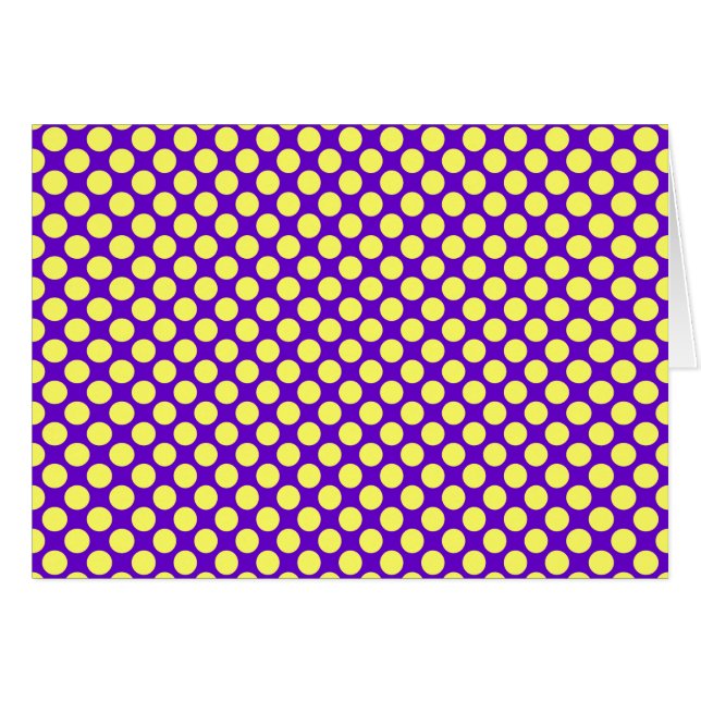 Puntos de Polka Amarillo con fondo morado STaylor (Anverso (Horizontal))