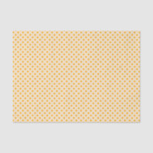 Puntos De Polka Amarillo En Papel De Tejido Crema
